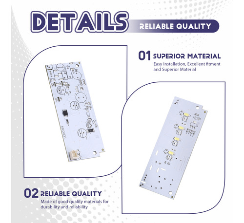 Kit De Luces Led Para Refrigeradores W10515058 W10515057 Led