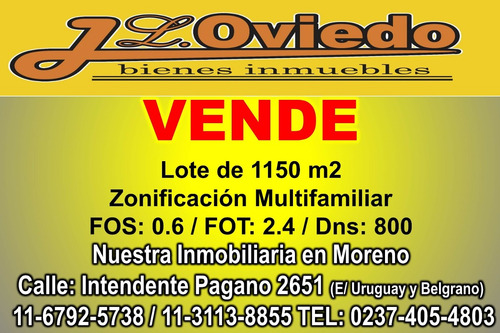 Excelente Terreno En Zona Altamente Comercial