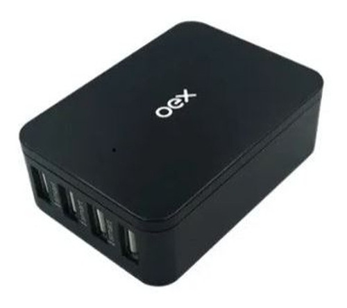 Carregador 4 Em 1 Com4 Portas Usb Oex Cg400 - Cabo 1.2 M