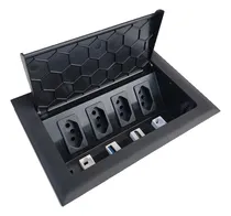 Comprar Caixa De Tomadas  Mesa Reunião 4 Tomadas 1 H-dmi 1 Rj 45