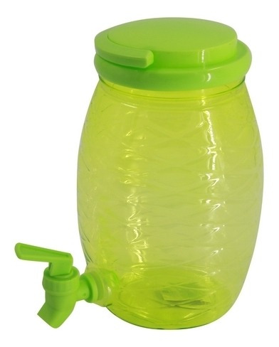 Imagen 2 de 5 de Dispensador De Líquidos, De Plástico, 2l, Con Canilla, Con 4