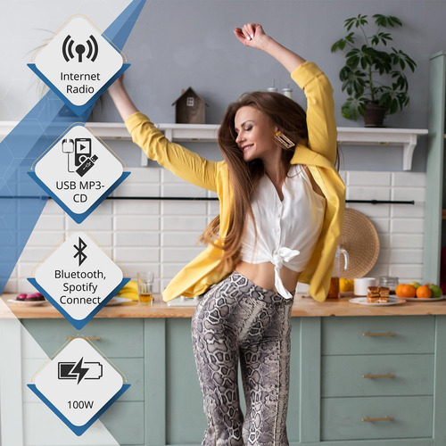 Sistema Estéreo Philips Bluetooth Y Wifi Para El Hogar 100w