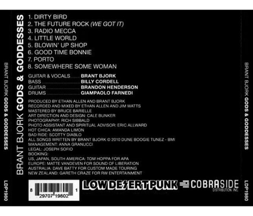Imagen 2 de 3 de Brant Bjork Gods & Goddesses. 1ra Edición