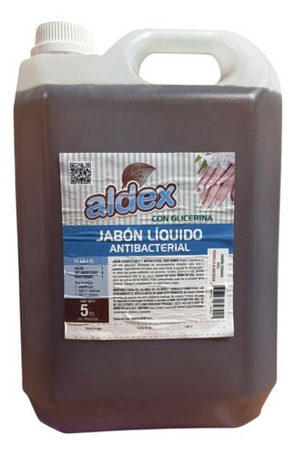Jabon Desinfectante Aldex Antibacterial Con Glicerina