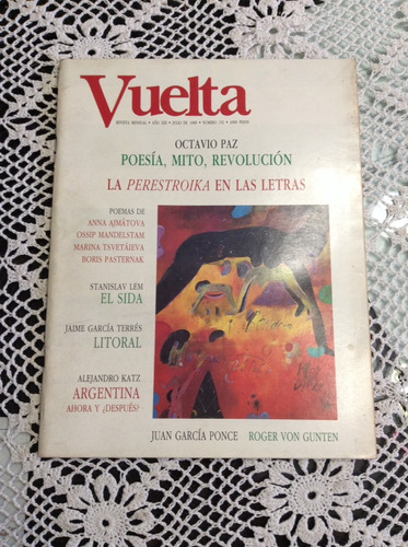 Revista Vuelta Número 152 Julio 89