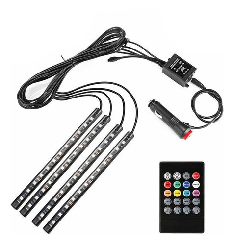 Luces Led Decorativas Para Interior Del Carro Sensor Ritmico