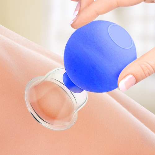 4pcs Silicone Massage Body Cups Facial Vacuum Cupping