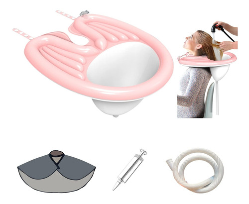 Lavabo Inflable Porttil Para Lavado De Cabello Mejorado Para