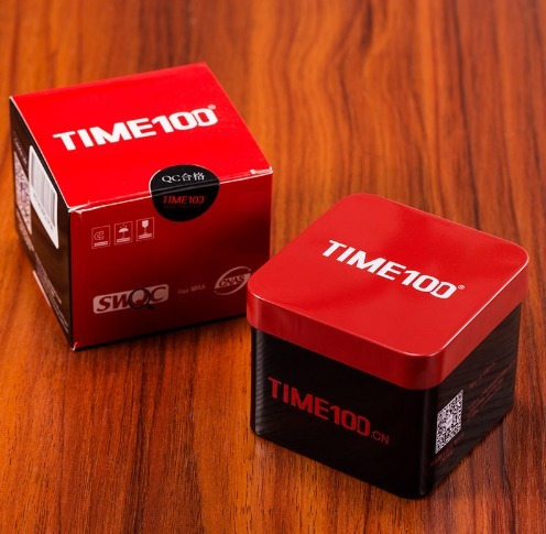 Relógio Feminino Time100, Rosa Simulado Pulseira De Cerâmica
