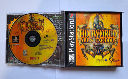 Oddworld Abe's Exoddus Ps1 Original Completo Perfeito Estado (Usado)