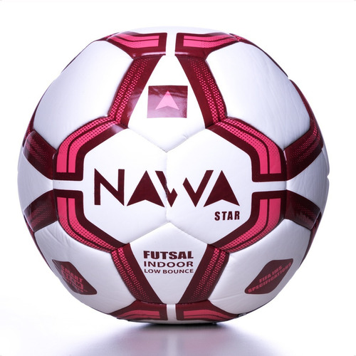 Pelota Futbol Nawa Futsal Star Medio Pique Nº 4 Color Bordó