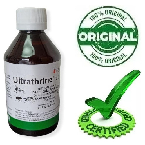 Ultrathrine 50 Deltametrina Cucarachas Chiripas Concentrado