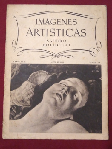 Revista Imágenes Artísticas Sandro Botticelli N 25