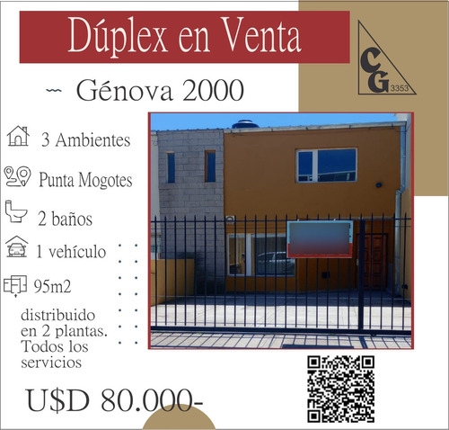 Venta. Dúplex 3 Ambientes En Dos Plantas.