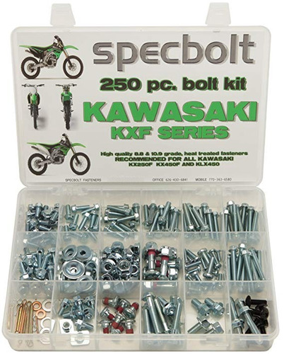 250pc Specbolt Kawasaki Kxf 250 450 Cuatro Kit Perno De Acci