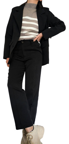 Blazer Sastrero Oversize Forrado Mujer