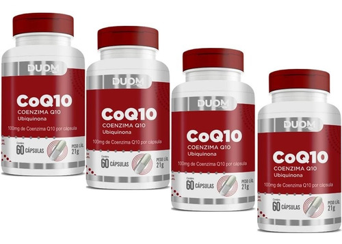 Imagem 1 de 4 de Coenzima Co Q10 100 Mg 240 Capsulas Original 4 Potes