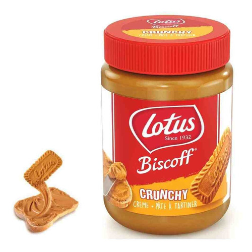 Lotus Pasta De Biscoitos Biscoff Speculoos Crunchy 400 Gr