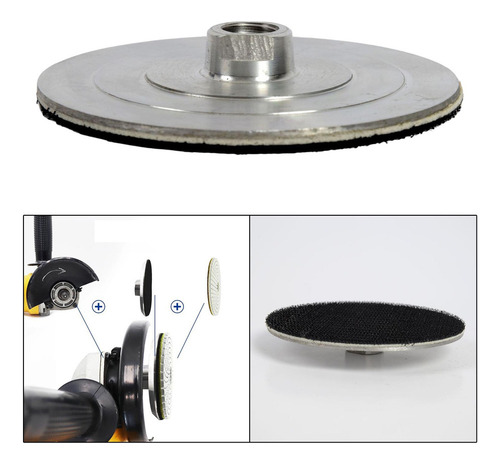 Soporte De Respaldo De Aluminio, Soporte De Placa M14 100mm
