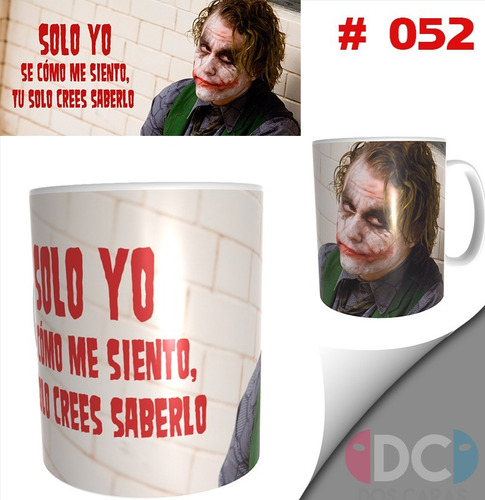 Taza Comics Coleccionables Joker Guason Heath Ledger #052
