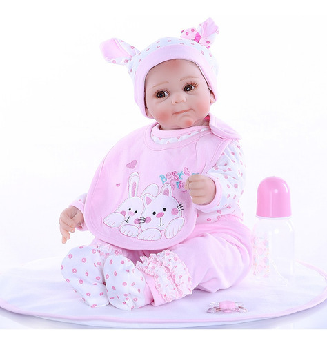 Decdeal Reborn - Muñeca De Bebé (53 Cm), Diseño De Cara Dulc