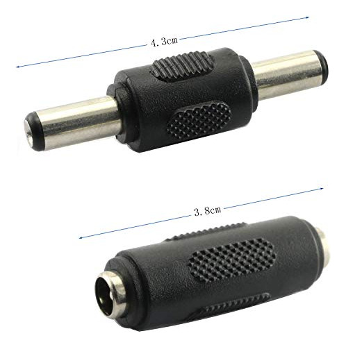 Adaptador Conector Macho A Macho Y Hembra A Hembra Dc