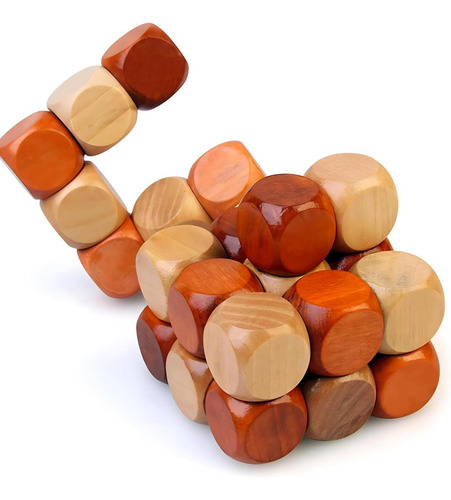 Magikon Brain Teaser Cube Puzzle Toy (cubo De Serpiente)...