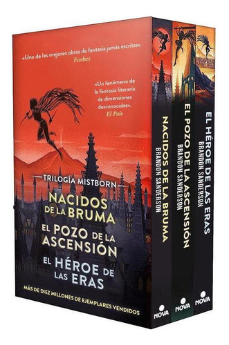 Libro: Estuche Trilogia Mistborn. Brandon Sanderson. Nova