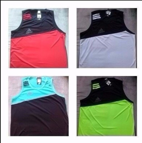 Camisa Camiseta Regata Dry Fit adidas Atacado Revenda C/10