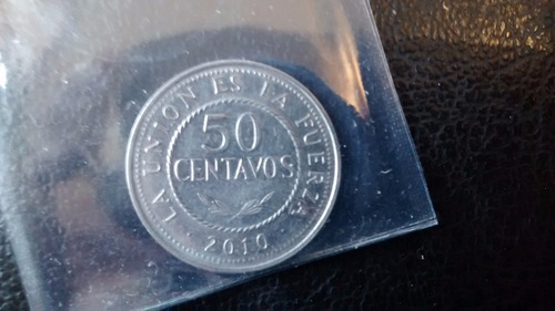 Moneda Bolivia 50 Centavos 2010 (x446