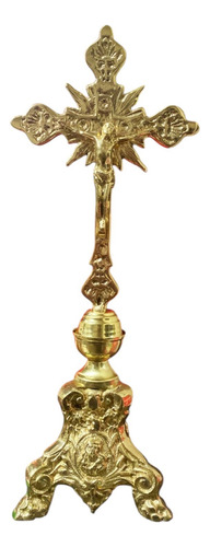 Cristo Barroco De 50 Cm Para Altar Dorado (Usado)