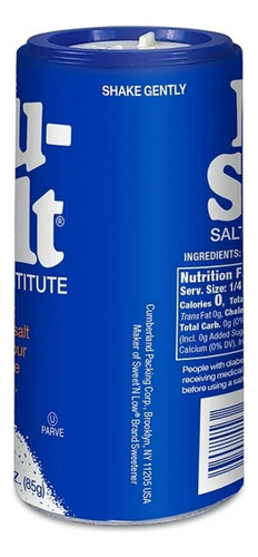 Nu-salt Substituto De Sal Libre De Sodio 6 Pack 85g Pieza.