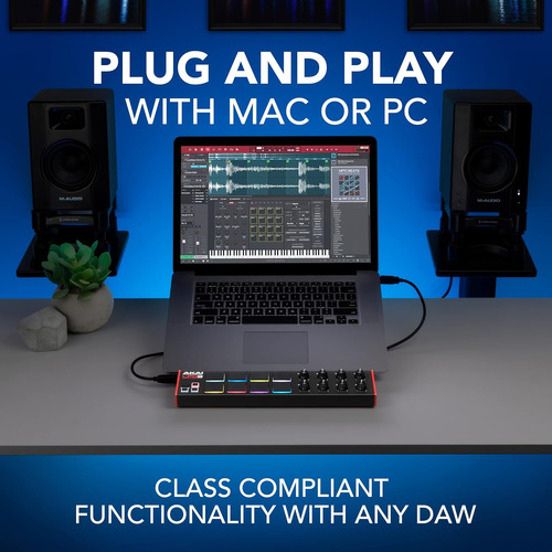 Akai Professional Lpd8 - Controlador Midi Usb Con 8 Respo...