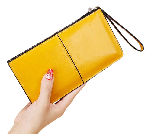 Nueva Cartera Con Cremallera Para Mujer, Clip Multifuncional