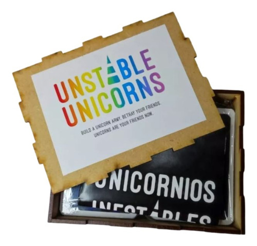 Unstable Unicorns + Todas Las Expansiones Plastificadas