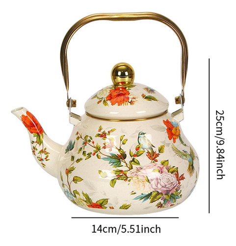 Chaleira De Chaleira De Esmalte A Chaleira 2.5l
