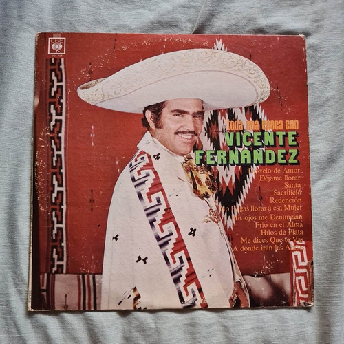 Toda Una Epoca Con Vicente Fernadez - Disco Lp