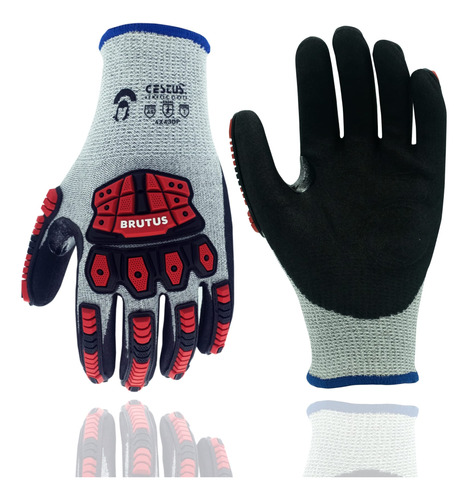 Cestus Brutus Md, Guantes De Impacto Resistentes A Cortes A9