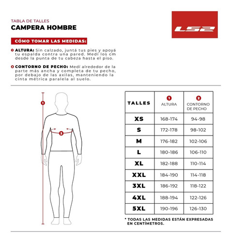 Imagen 4 de 10 de Campera Moto Cordura Ls2 Gallant Gris Protecciones