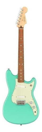 Guitarra eléctrica Fender Duo sonic Player de aliso seafoam green brillante con diapasón de granadillo brasileño