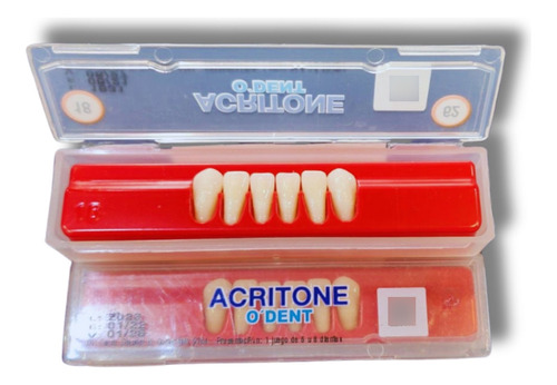 Diente De Acrilico Acritone X Blister Ant.inf 38 V/colores