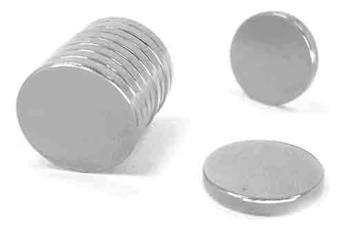 Imã Neodímio 13x2 mm 5 Unidades