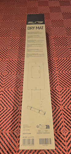 Alfombra Para Rodillo Entrenamiento Elite Dry Mat Negro