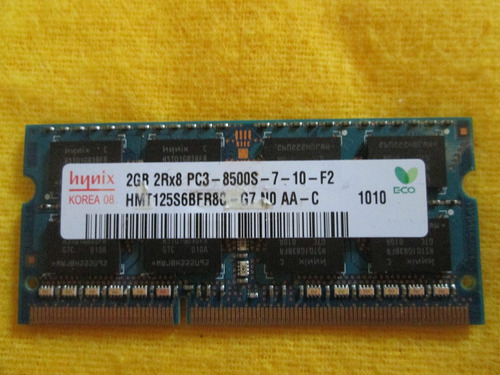 Memoria Notebook 2gb Ddr3