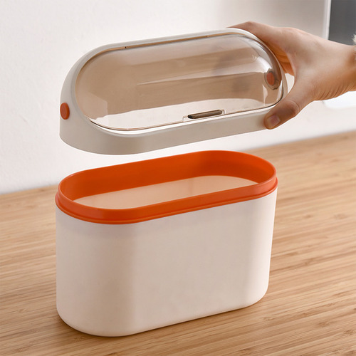 Mesa De Basura Kk Con Tapa Para Baño, Tocador De Escritorio