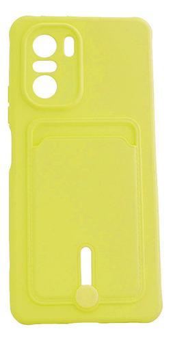 Capa porta-cartões Kamecase KameCard amarelo para Xiaomi Poco / redmi / mi Poco f3 / mi 11i / mi 11x / redmi k40 / redmi k40 pro de 1 unidade