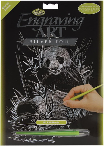 Royal Brush Kit De Arte Grabado De Lamina Plateada - 8 X 10