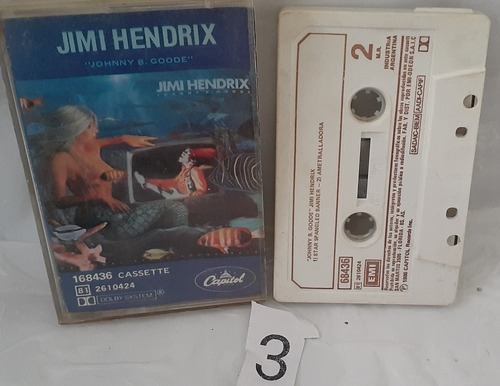 Johnny B. Goode Live Album By Jimi Hendrix Cassette 