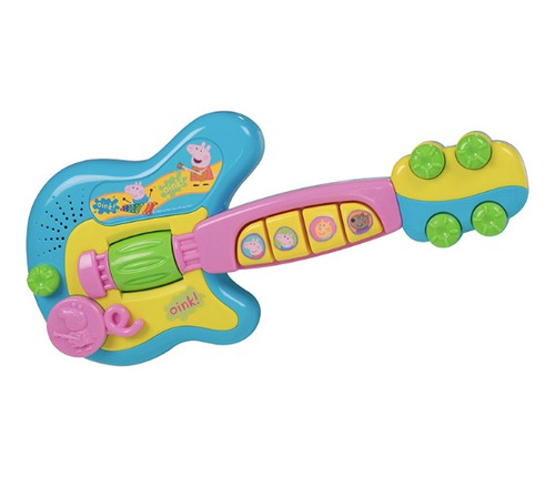 Guitarra Electrica Interactiva Para Bebe Ppeppa Pig 