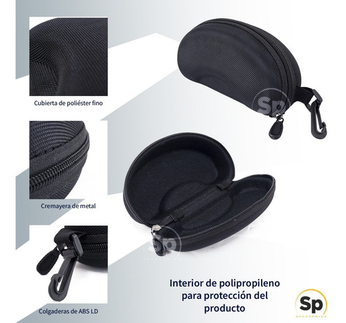 Imagen 5 de 10 de Lentes De Ciclismo Polarizados Deportivos Unisex 4 Micas